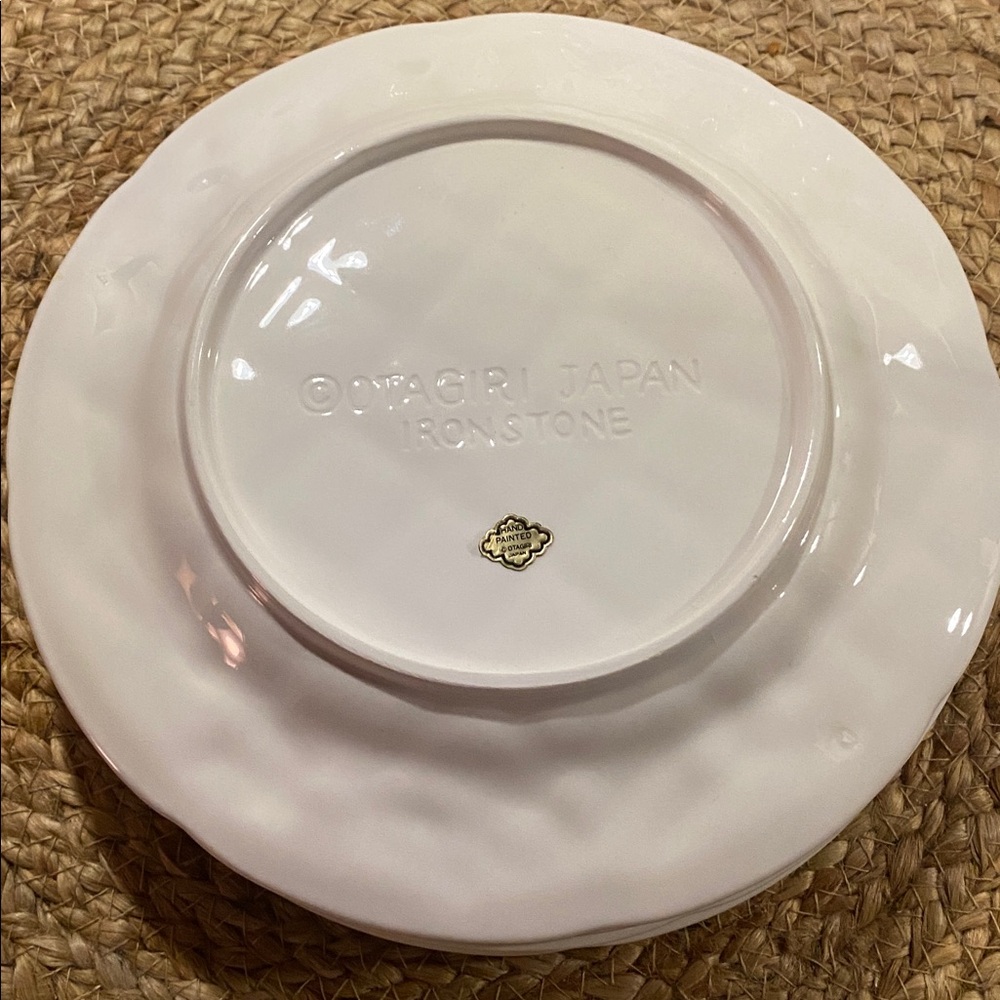 Bundle of 4 Otagiri Ironstone salad plates made in Japan - Picture 10 of 14